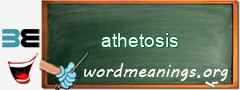 WordMeaning blackboard for athetosis